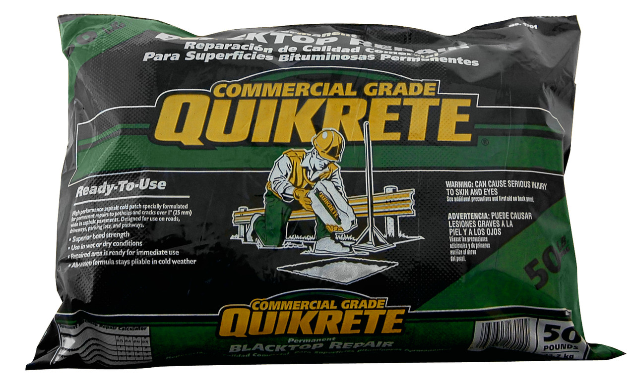 BLACKTOP-REPAIR-50-lb__95567.1736965991.jpg High Performance Blacktop Repair 50lb Bag - Image 1