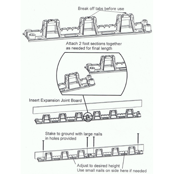 2ft Expansion Joint Holder