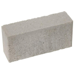 7-3/4in x 2-1/4in x 3-3/4in Concrete Brick