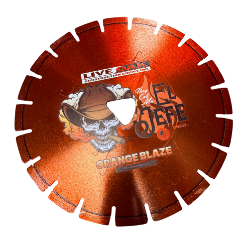 Orange_Blaze_1__64647.1770049270.png 13.5in El Jefe Orange Blaze Early Entry Soff-Cut Blade — 10 PACK - Image 1