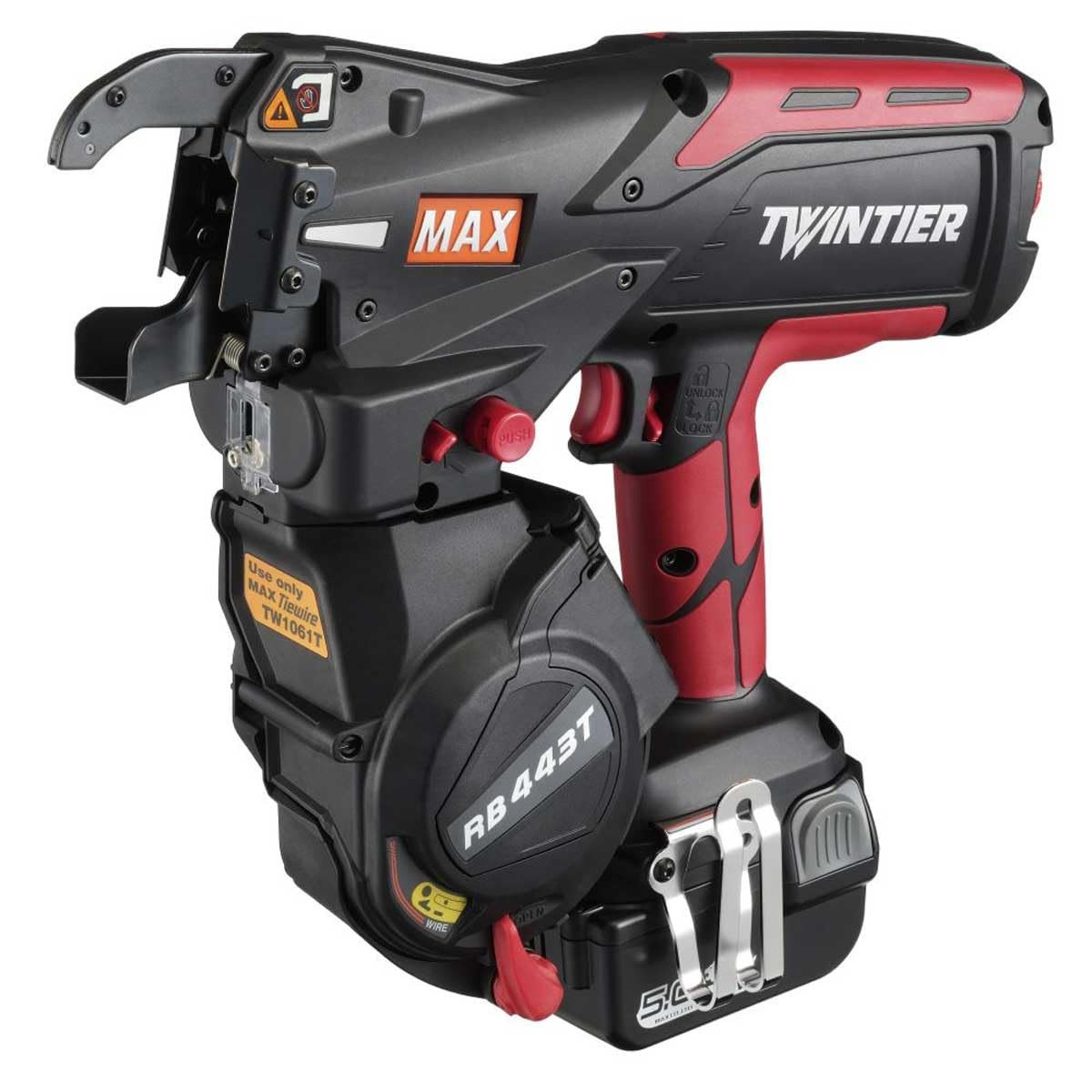 RB443T___18322.1735669073.jpg MAX USA TWINTIER Rebar Tying Tool - Image 1