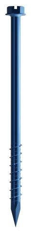 SimpsonStrong-TieCo_TTN25400H_Image1__67587.1712719265.jpg 1/4in x 4in Titen Hex Head Screw 100Box - Image 1