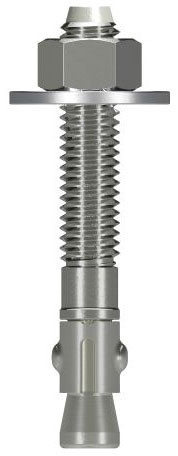 SimpsonStrong-TieCo_WA372344SS_Image1__00809.1712719263.jpg 3/8in x 2-3/4in All HD Wedge Anchor 50Box - Image 1